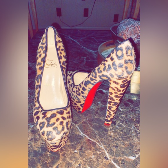 Christian Louboutin Leopard Print Bianca - Picture 7 of 7